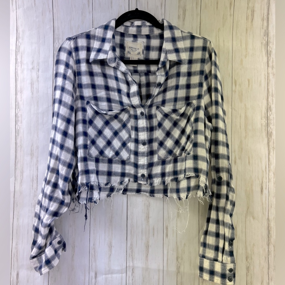 Plaid Cropped Top